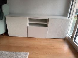 IKEA BESTÅ TV-Möbel / Lowboard weiss – 180 cm