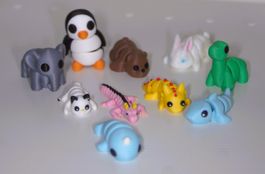 3D-gedruckte Mini-Figuren – Tiere, Fabelwesen & Geschenkidee