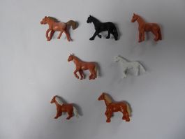 Tier Set 7 x Pferd Spur 0 bis Spur 1, Safari, neu