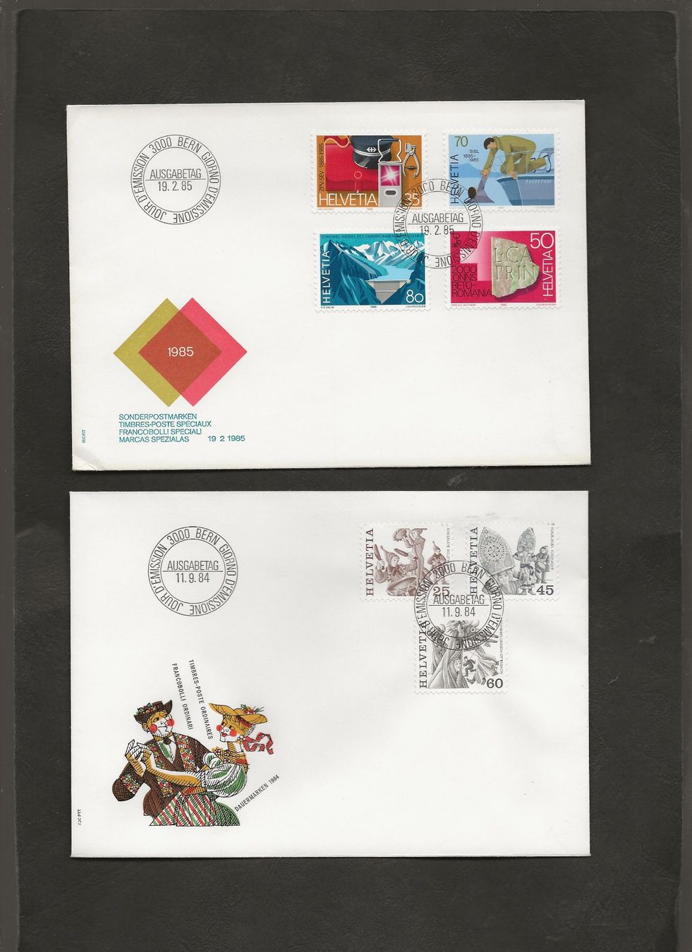 Tutti i francobolli: Schweiz 16 FDC 1983 bis 1988 – Usato da Au ZH venduto da xelagreb01 7
