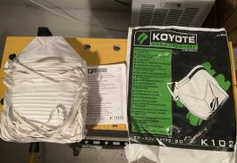 20x KOYOTE FFP2 Atemschutzmasken, neu und originalverpackt