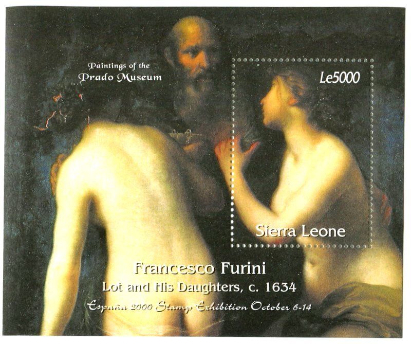 Tous les timbres: Block "Malerei. Francesco Furini". Sierra Leone – Neuf avec emballage d'origine à Basel par Butsch5