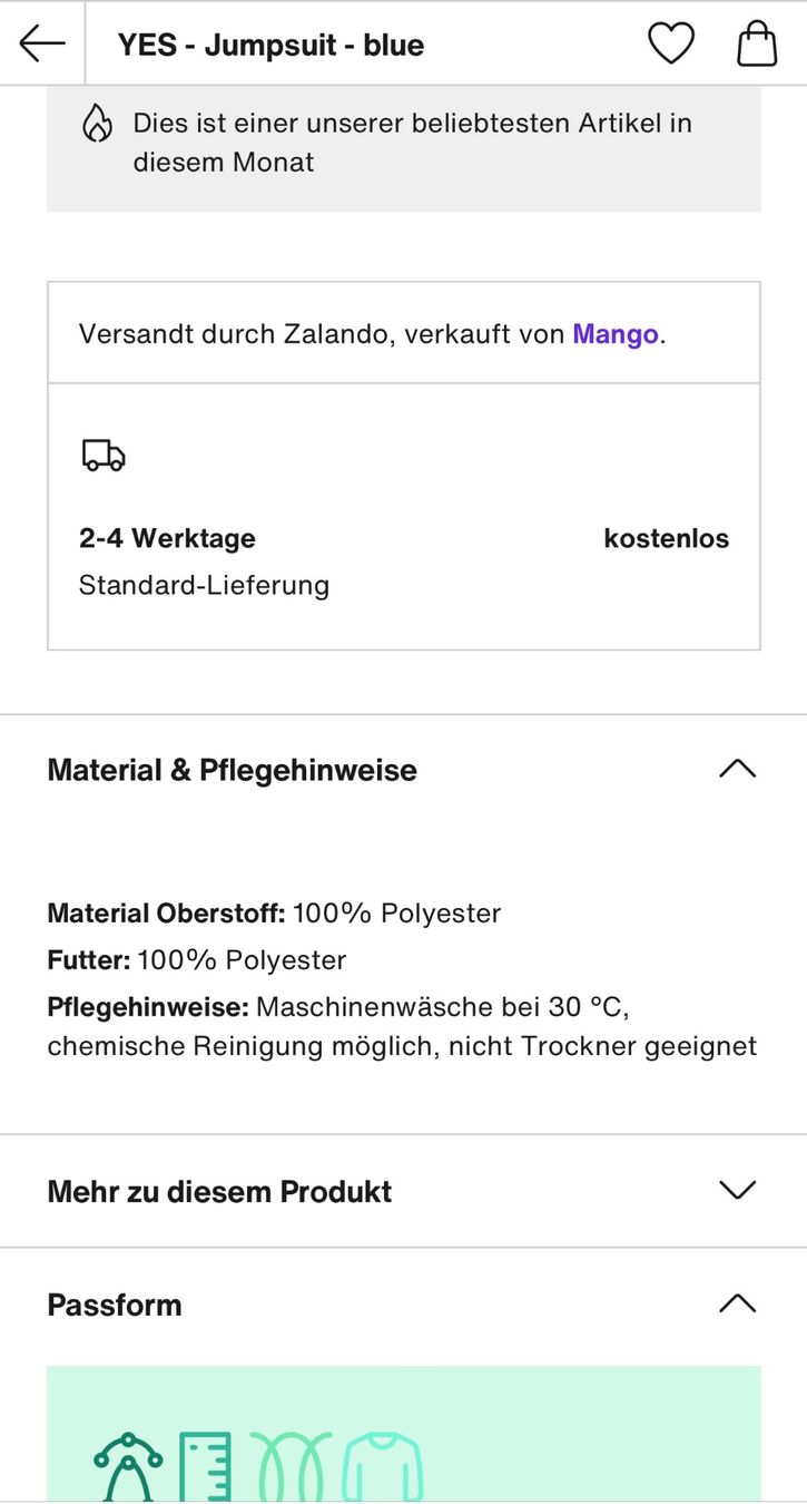 Mango Tute: Jumpsuit von Mango, Gr. S, einmal getragen – Nuovo (secondo la descrizione) da Erlenbach ZH venduto da CoogeeBeachLove 6