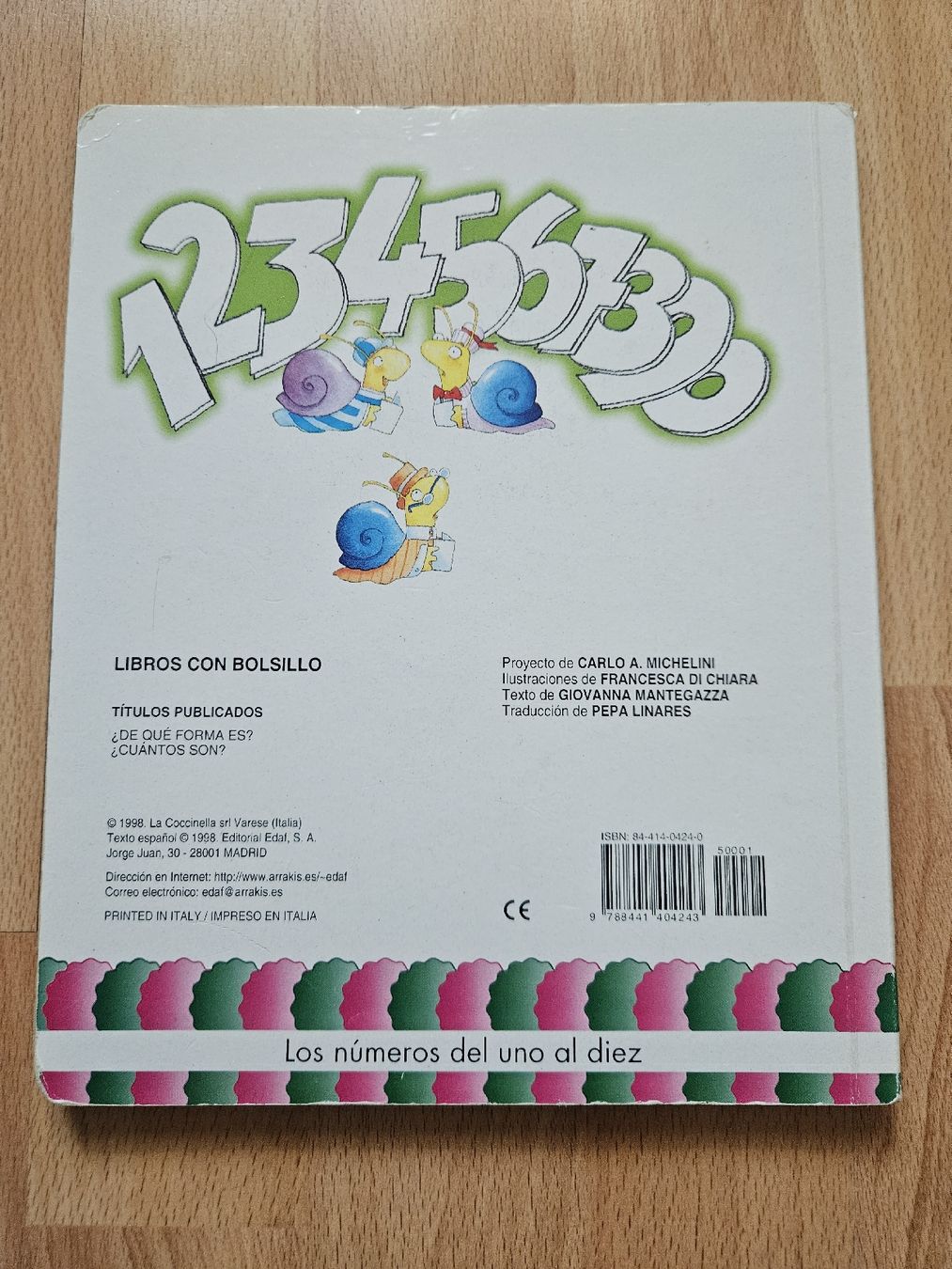 Libri: Kinderbuch "Zahlen lernen" auf Spanisch – Usato da Ebikon venduto da SecondChance_byM 1