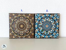 Mandala Bild auf Leinwand, Bild, Dekoration, Geschenk