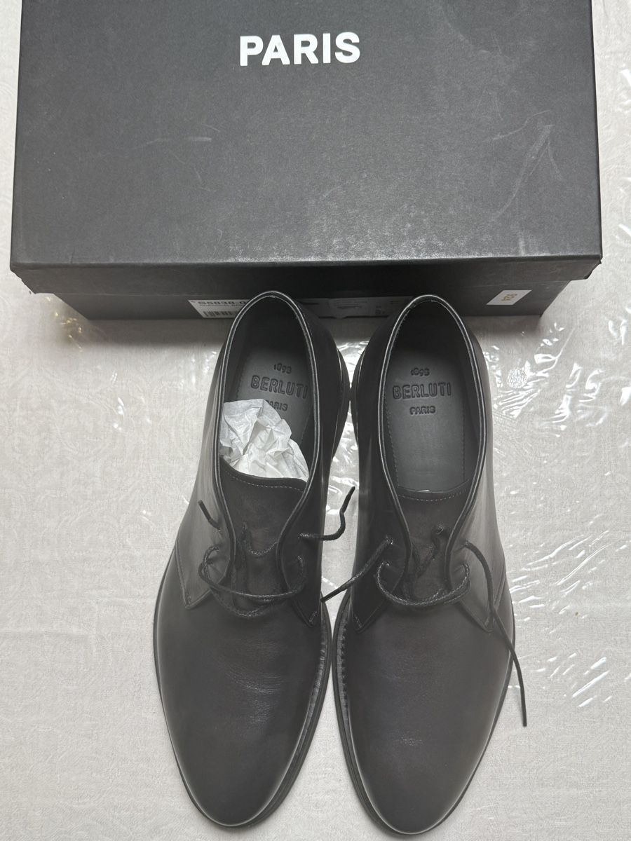 Berluti Scarpe da uomo: Venezia charcoal brow – Nuovo e nell'imballaggio originale da Fully venduto da Rikikaka