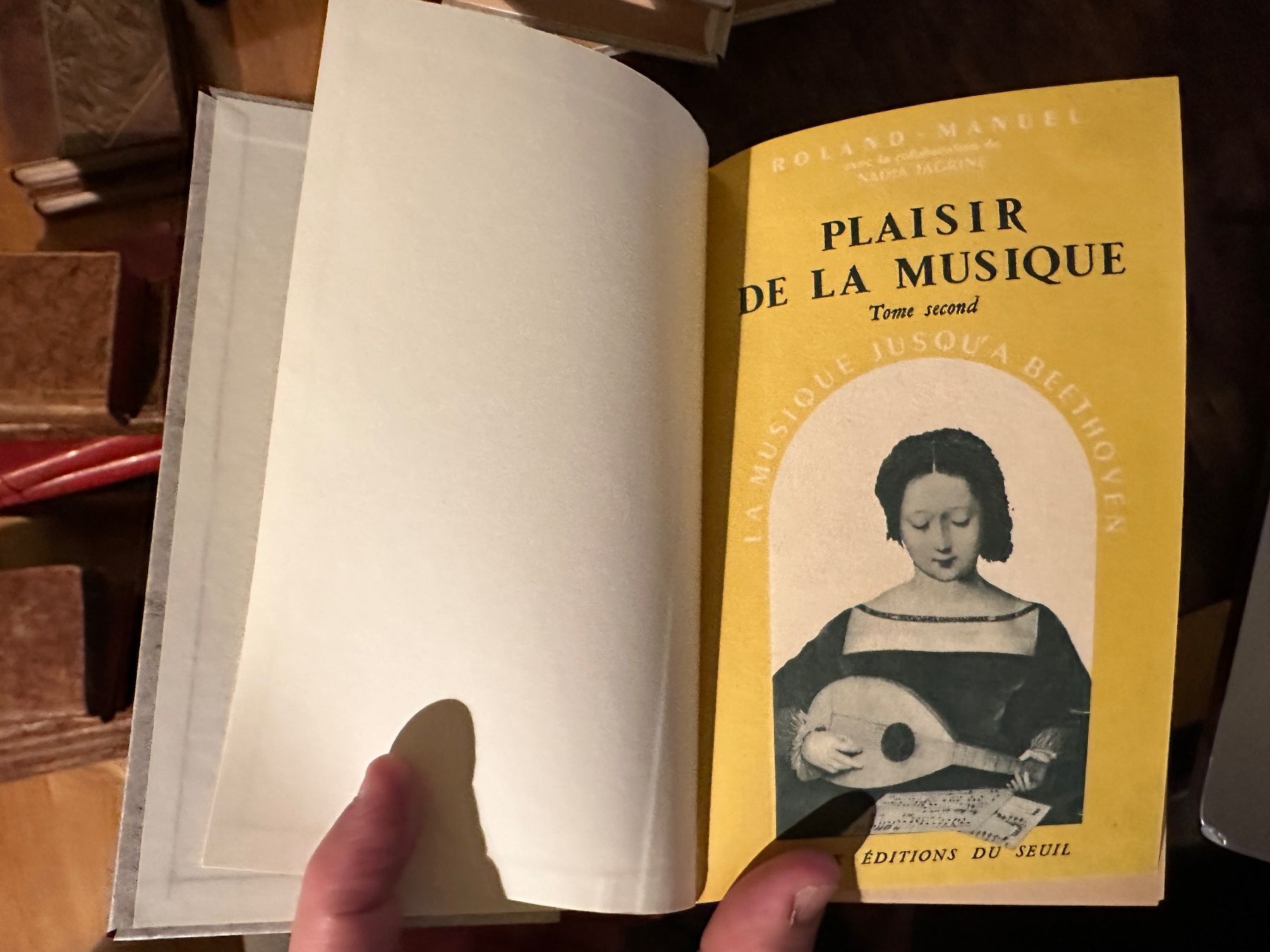 Libri: Roland Manuel: Plaisir de la musique – Usato da Zürich venduto da allp 3