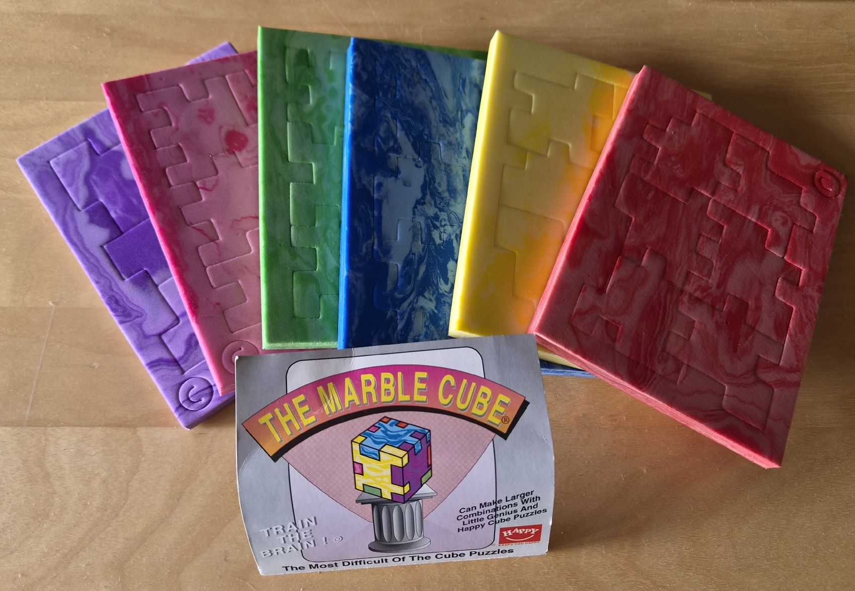 Puzzles: Vintage- Marble Cube Puzzle Set 6 Teile – Gebraucht aus Urtenen-Schönbühl von Kahru 8
