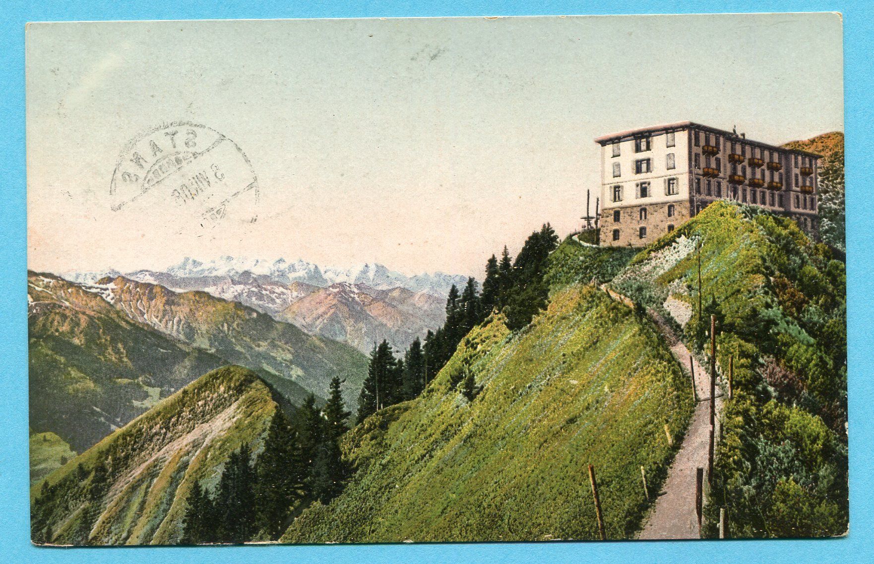 Ansichtskarten: Stanserhorn 1908 – Gebraucht aus Opfikon von Prophila