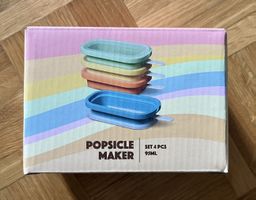Sommer Eis selber machen - Popsicle Maker, 4 Stk. Neu!