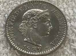 20 centimes/rappen 1959