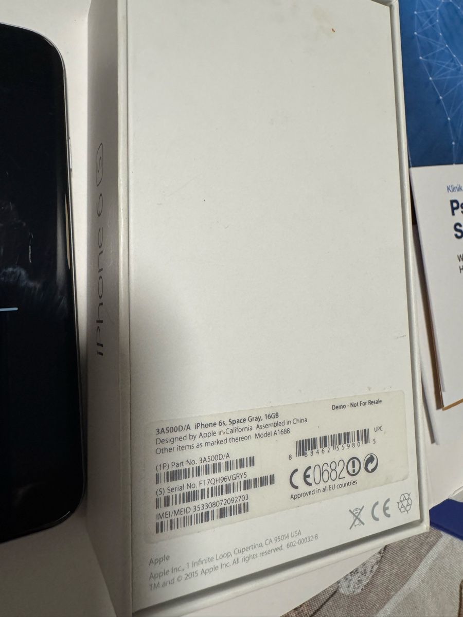 Apple Telefoni cellulari / Smartphones: iPhone 6s 16GB Space Gray mit Box – Usato da St. Margarethen TG venduto da Apple_Lovers 5