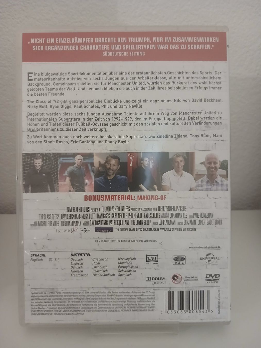 Tous les DVDs: The Class of 92 – D'occasion à St. Margrethen SG par SamusAran 1