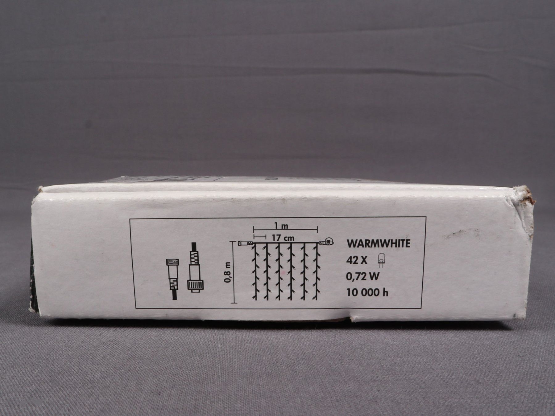 Lichterketten & Leisten: SYSTEM DECOR Lichtvorhang 42-LED 0.8m – Neu (gemäss Beschreibung) aus Steinen von Restwert_Steinen 7
