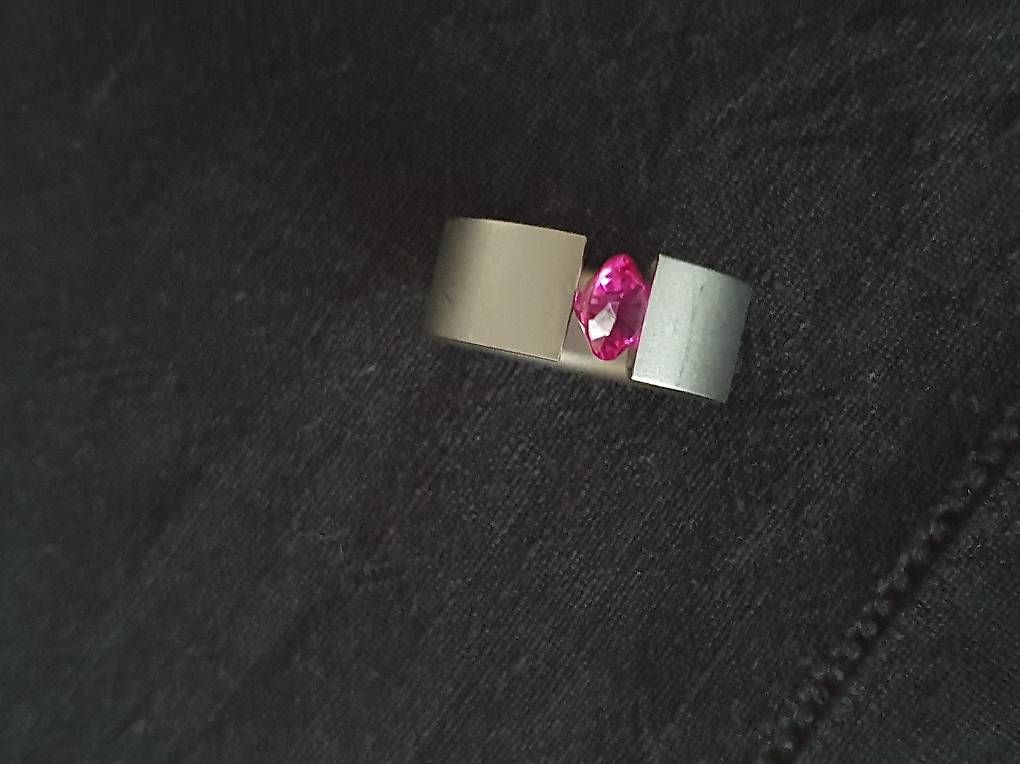 Anelli: Anello disegn con pietra pink Niessing ST – Usato da Muralto venduto da nadiamag 1