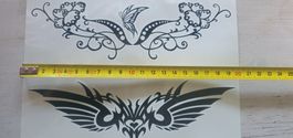 Tattoos ,Schmetterling, Flügel, Tribal Aufkleber, Body Paint