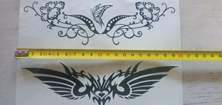 Tattoos ,Schmetterling, Flügel, Tribal Aufkleber, Body Paint