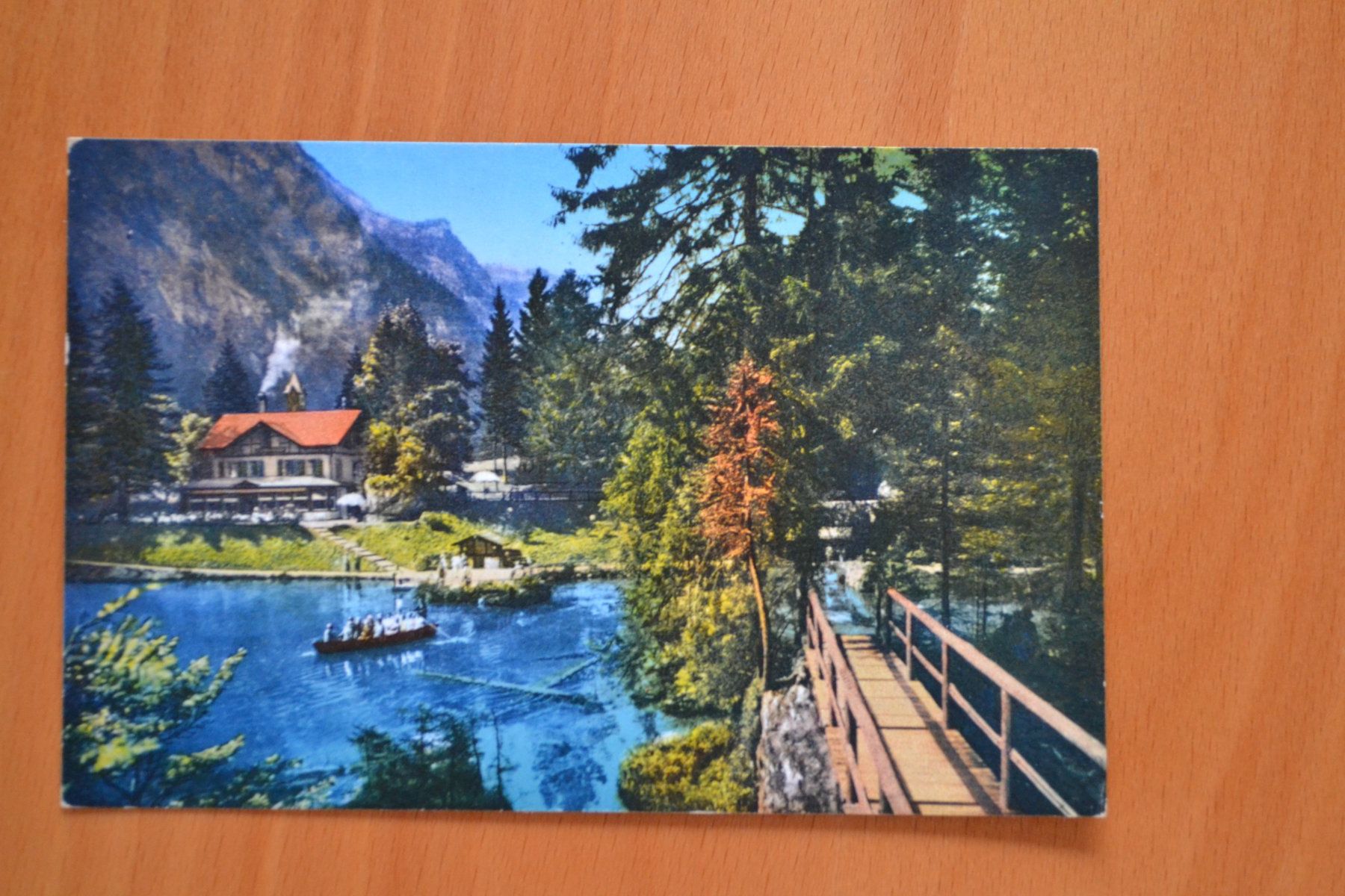 Ansichtskarten: AK Blausee Kandersteg BE – Gebraucht aus Beinwil am See von kajak55