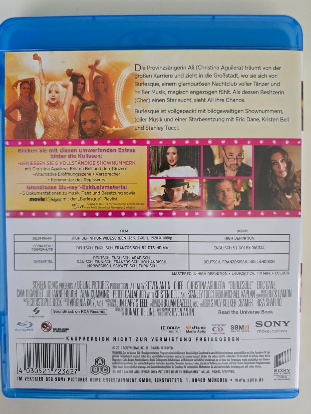 Tutti i DVDs: BURLESQUE – Usato da Buchrain venduto da reloca 1