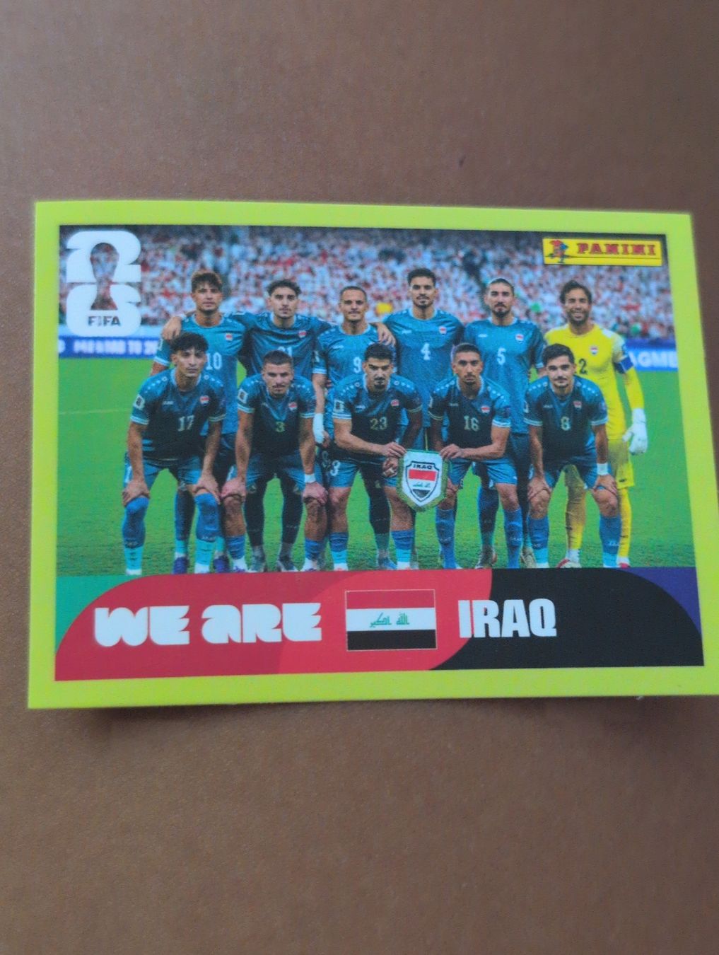 Panini Sammelbilder & Trading cards: Équipe Iraq IRQ 13 – Neu und originalverpackt aus Lausanne von KarolyneBaiao