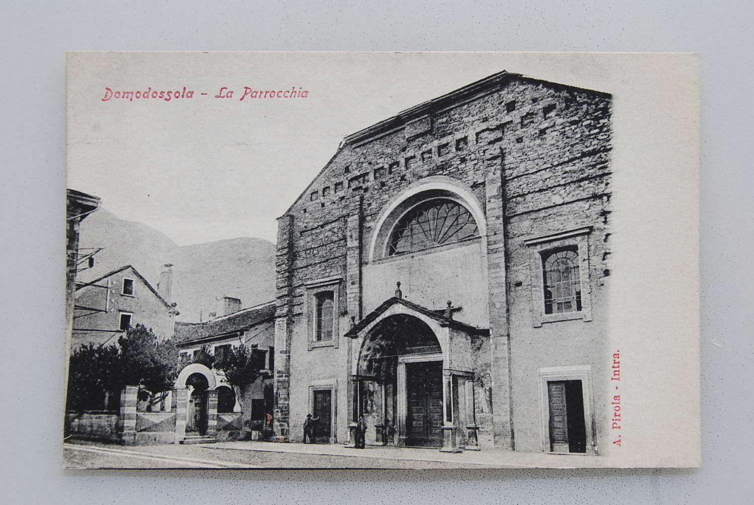 Cartoline postali: AK Domodossola - La Parrocchia – Usato da Rüfenacht BE venduto da Toro06