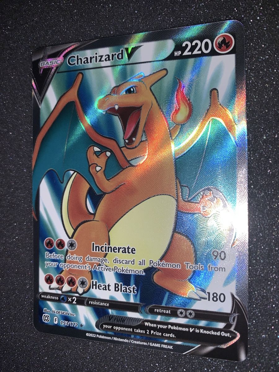 Pokémon Sammelbilder & Trading cards: Ab 1.- Charizard V 153/172 2022 – Gebraucht aus Bironico von ars_z6lb 3