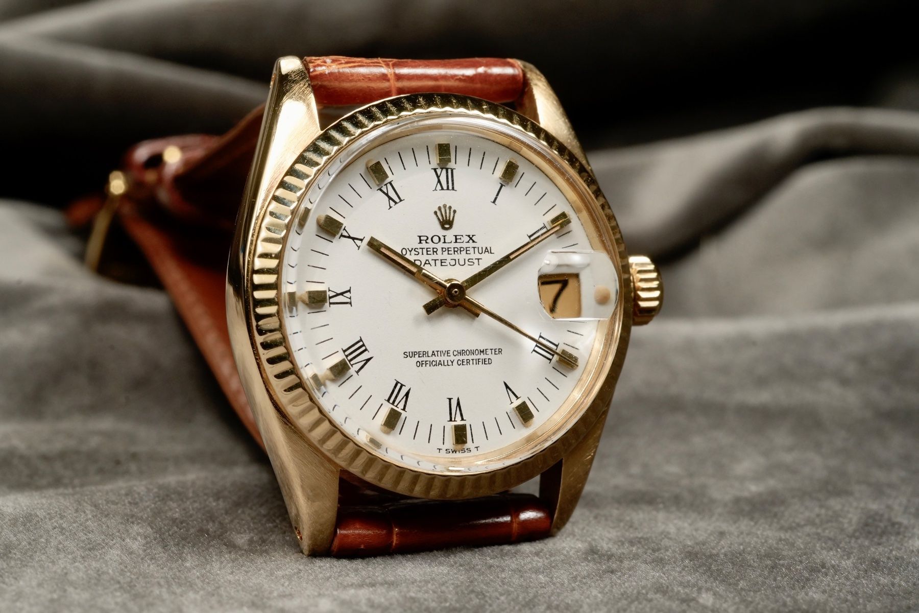 Rolex Orologi: Rolex - Datejust Boy`s Size Ref. 6827 Original 18kt. Gold – Usato da Morcote venduto da chronoservice 2