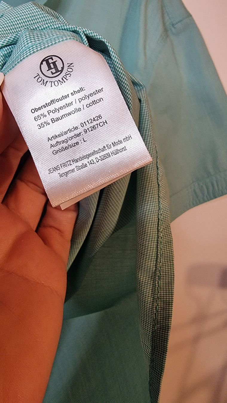 Camicie: Tom Tompson Hemd Größe L – Usato da Wald ZH venduto da Martin79 6