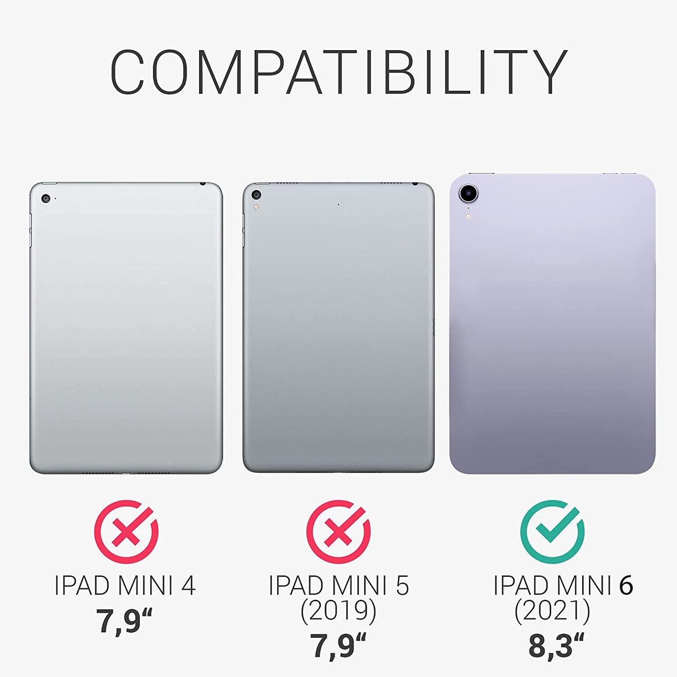 Covers & Borse: iPad mini 6 Hülle Etui Case Smart Folio Cover Coque Tasche – Nuovo e nell'imballaggio originale da Volketswil venduto da coverandmore 8