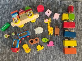 HOLZSPIELZEUG    /    HOLZ - SPIELZEUG       zum Kombinieren