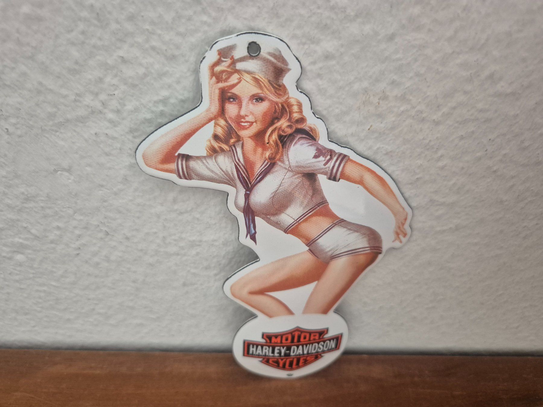 Harley-Davidson Insegne: Emailschild Harley Davidson Logo Motorrad Emaille Schild – Nuovo (secondo la descrizione) da Schaffhausen venduto da pfanis09 3