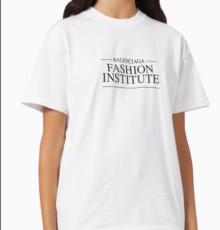 T-shirt Balenciaga unisex Fashion Institute - nuova