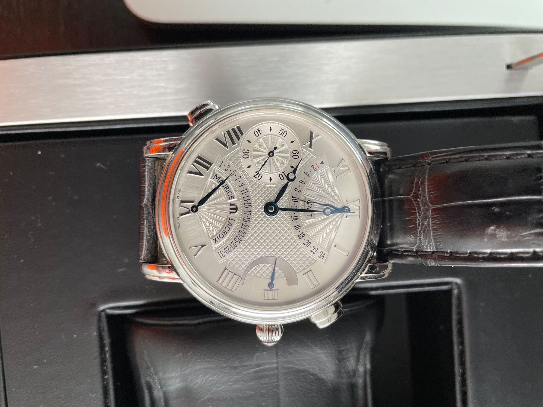Maurice Lacroix Orologi: Maurice Lacroix Double Retrograde Masterpiece – Usato da Davos Dorf venduto da BLUEZ73 2