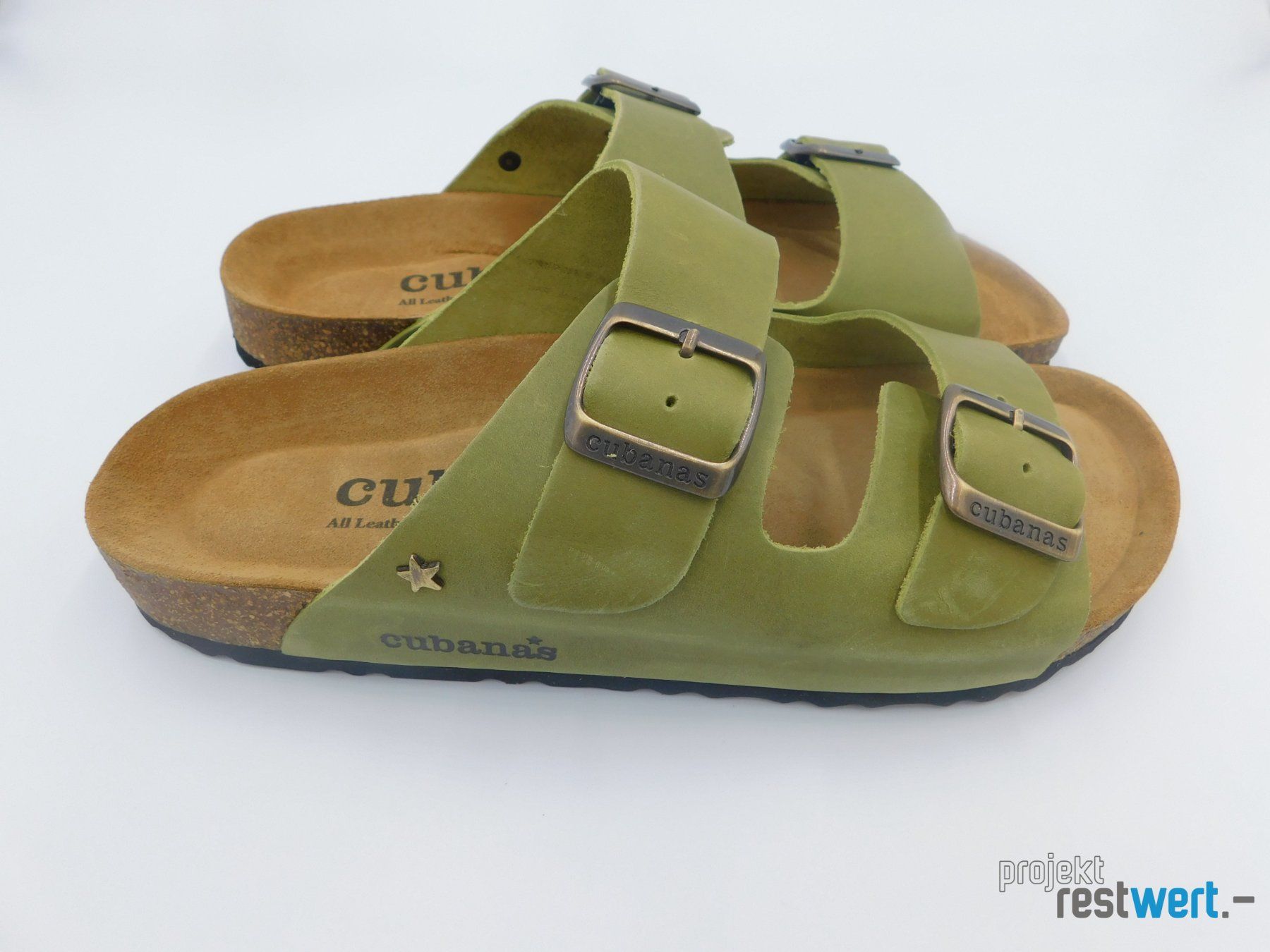 Scarpe da uomo: Sandalen grün Gr. 41 von CUBANAS – Nuovo (secondo la descrizione) da Bülach venduto da restwert_buelach 2