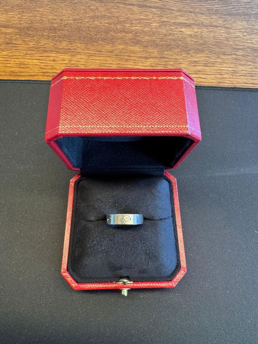 Cartier Anelli: Cartier Ring, Weissgold, Full Set, 63 – Nuovo (secondo la descrizione) da St. Gallen venduto da Viste 1