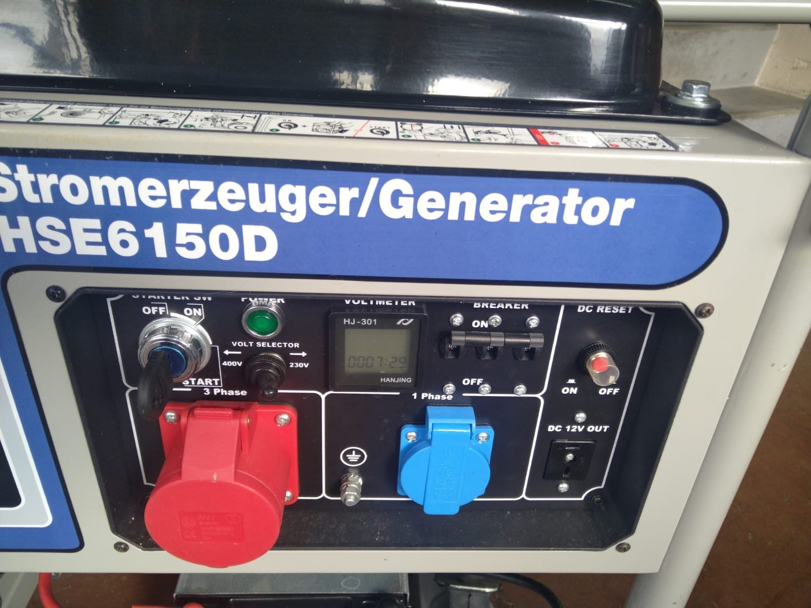 Generatori di corrente: Stromerzeuger Herkules HSE 6150D – Usato da Lenk im Simmental venduto da ASGaragenAG 6