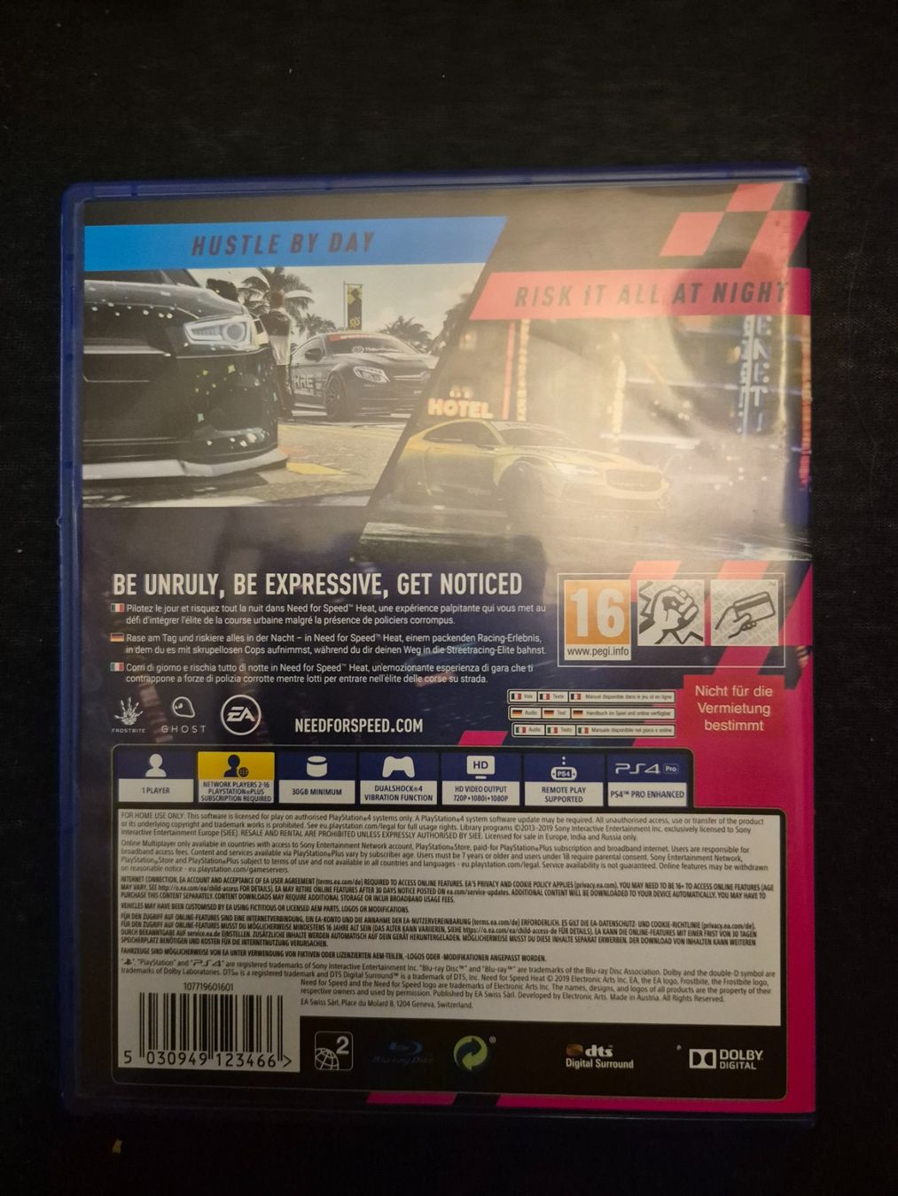 Sony Giochi: PS4 NFS Heat – Usato da Ennetbürgen venduto da dan_bf5n 1