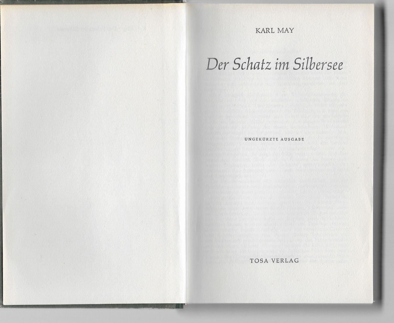 Bücher: Karl May: Der Schatz im Silbersee – Gebraucht aus Altstätten SG von alpalfa 1