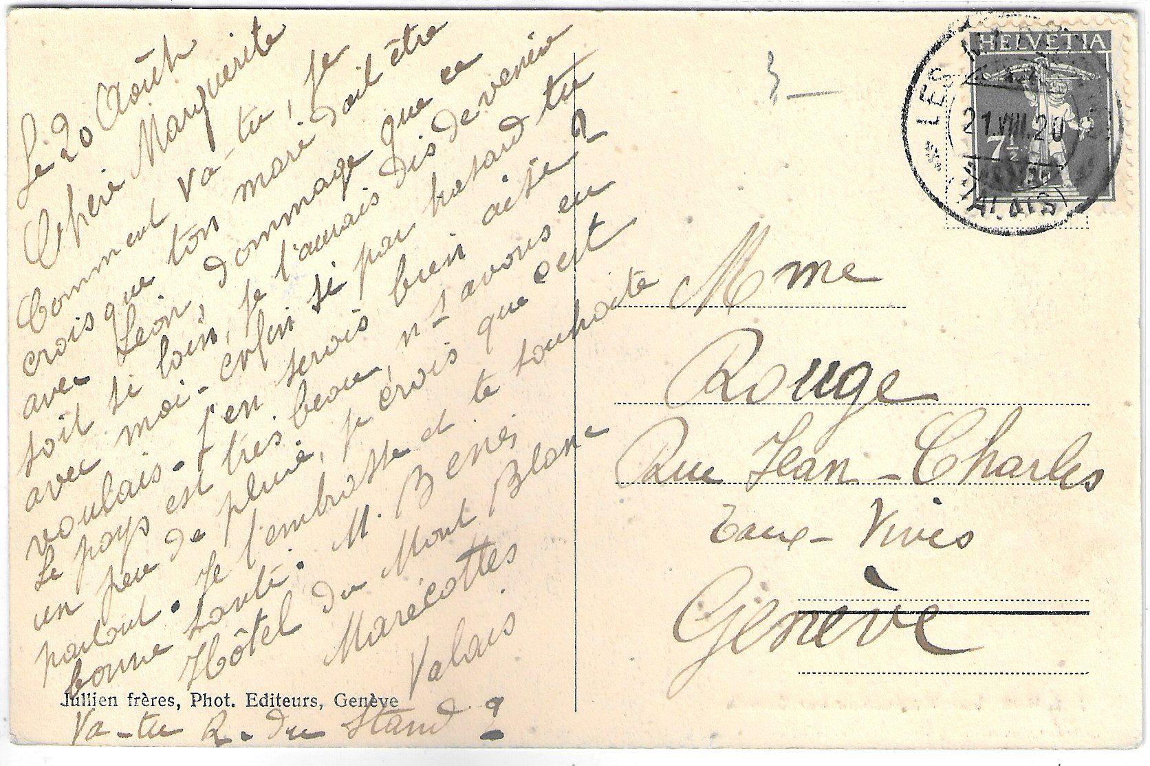 Cartes postales: Les Marecottes sur Salvan – D'occasion à Ettingen par Kartenplanet 1