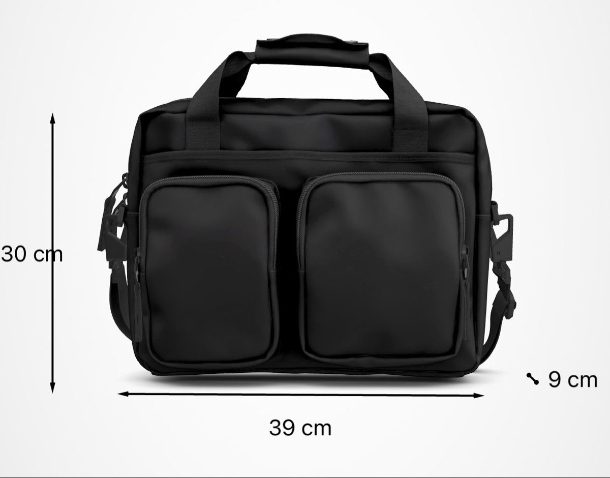 Rains Taschen: Rain Texel Tech Bag Black – Gebraucht aus Basel von coco_roro 2