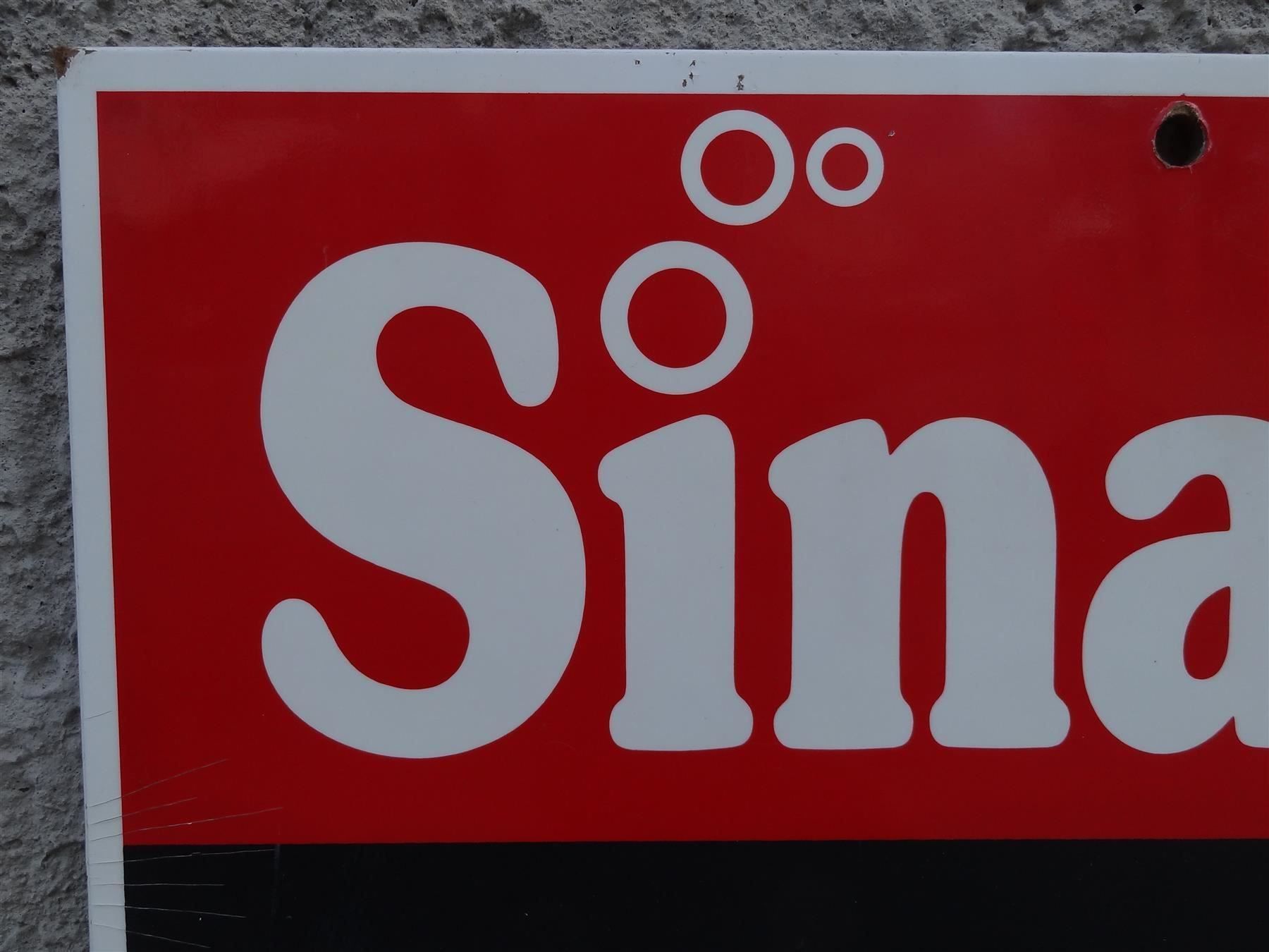 Sinalco Schilder: REKLAME WERBESCHILD MENUTAFEL SINALCO – Gebraucht aus Kerzers von bottlesandboxes 2