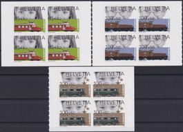 2013, J409Aa-J411Aa Viererblock-Serie postfrisch ** K: 144.-