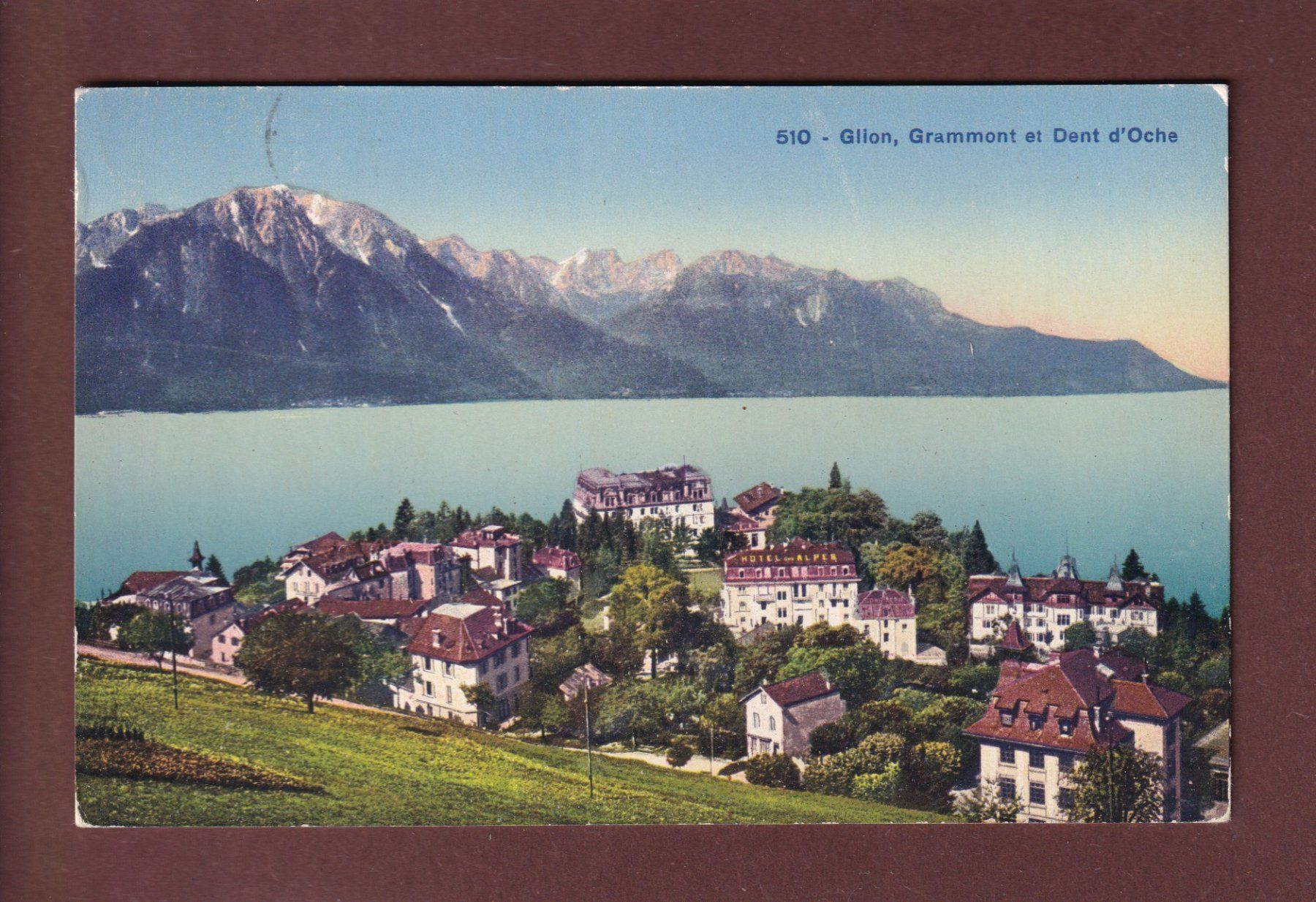 Cartoline postali: GLION - Grammont - 1959 – Usato da Pully venduto da nicecards