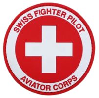 Swiss Air Force Piloten Patch, Swiss Fighter Pilot Klett.