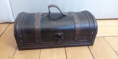 Dekorative Schatzkiste Schmuckkoffer Box im antik Stil