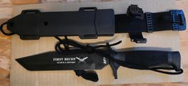 Messer FIRST RECON mit Scheide und Gürthalterung neu
