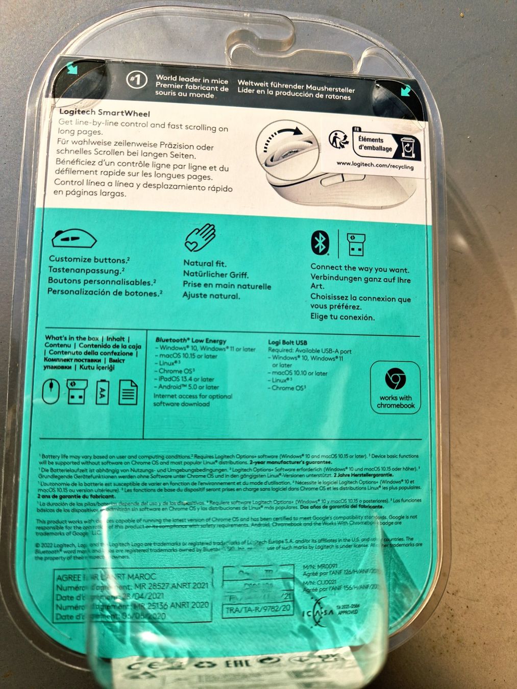 Logitech Mouse: Souris sans fil Logitech – Nuovo e nell'imballaggio originale da Undervelier venduto da Tufitufi7 1