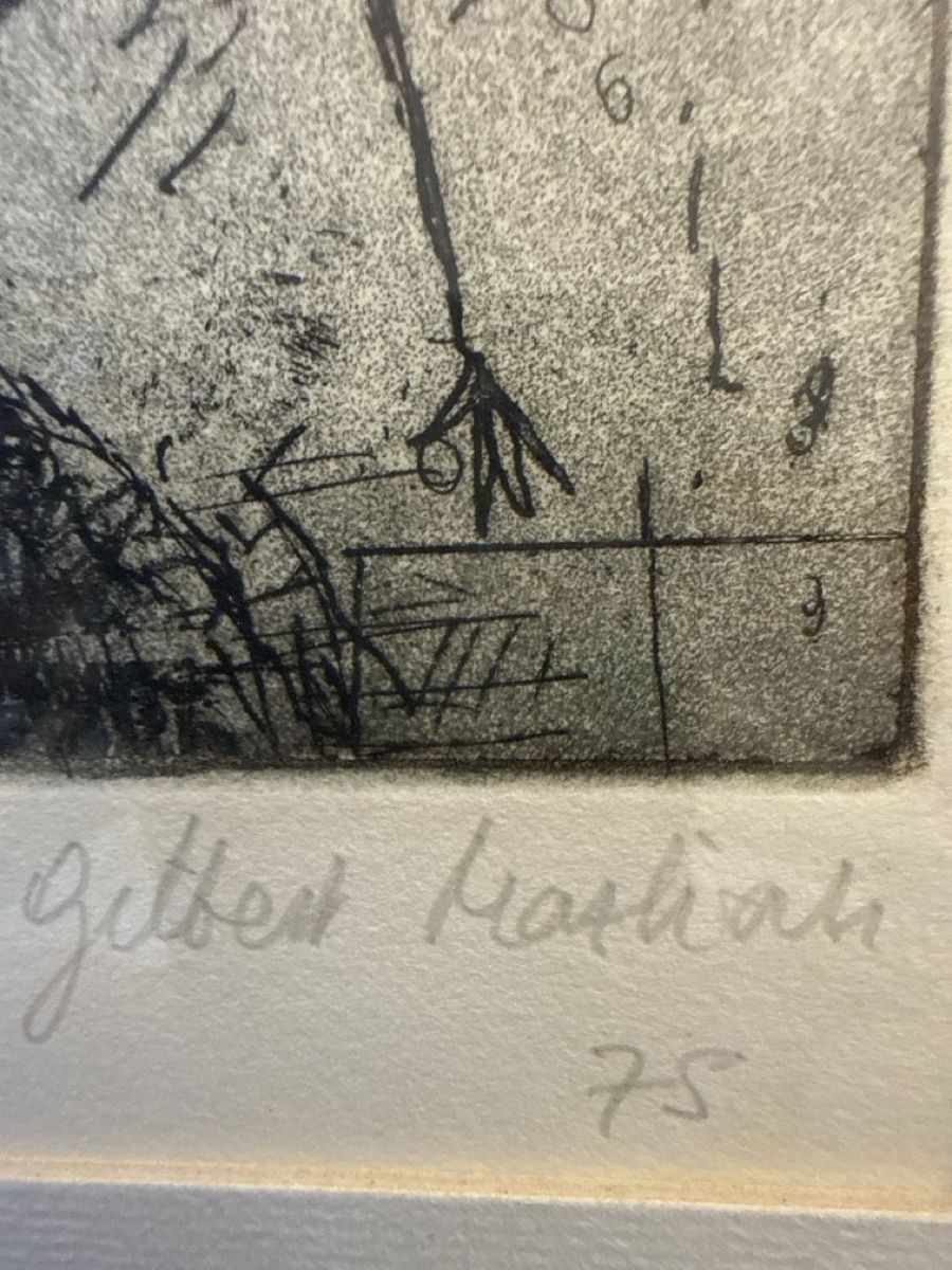 Grafiken & Lithographien: MAZLIAH Gilbert petite litho sans titre – Gebraucht aus Schmitten FR von Hohezelg 3