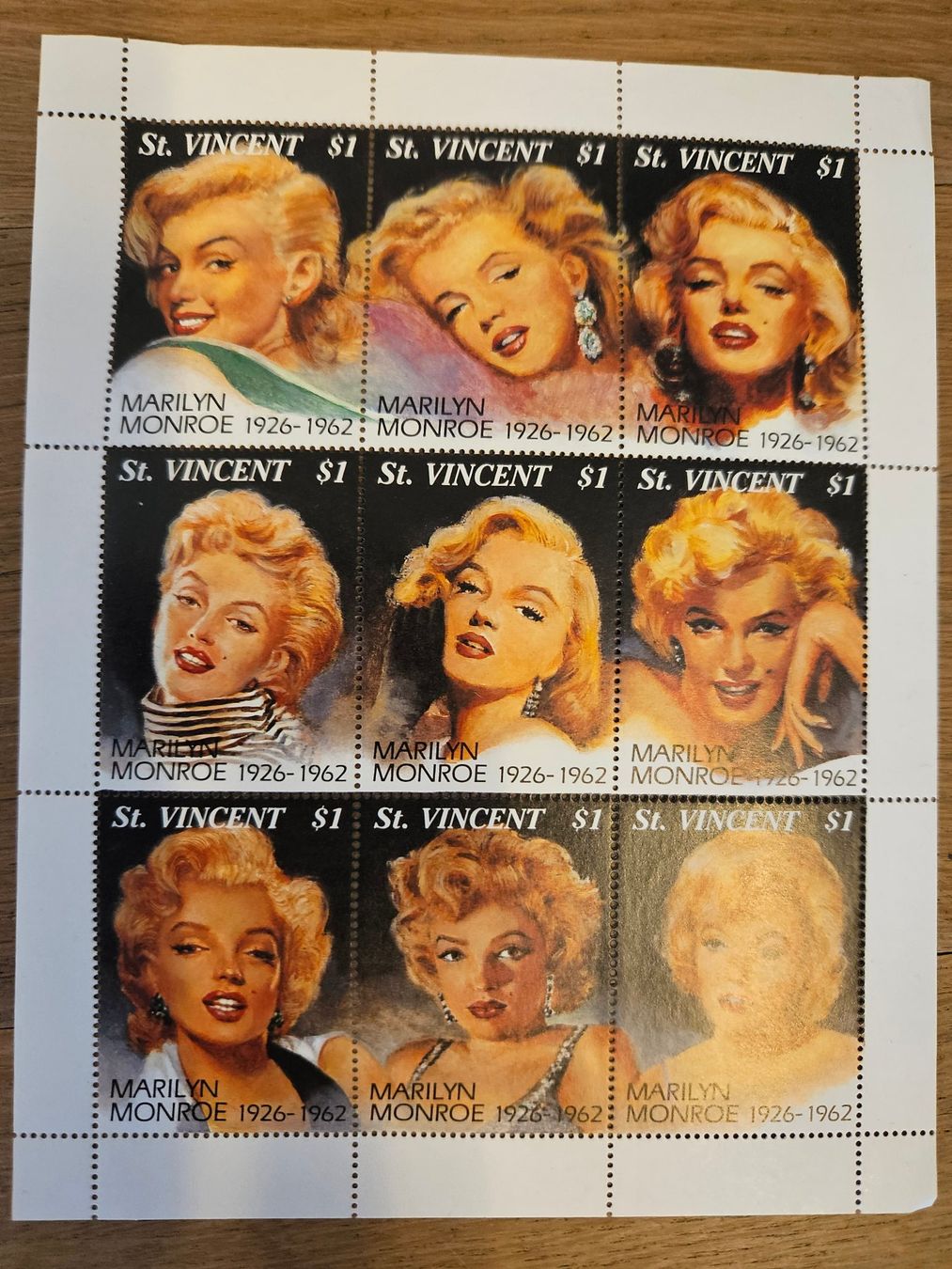 Tutti i francobolli: Marilyn Monroe Briefmarken Sammlung - 47 Stk – Usato da Fisibach venduto da sare01 2