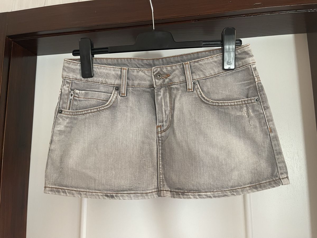 Topshop Gonne: Jeansrock von Topshop, Grau, Groesse 38 – Usato da Plasselb venduto da Mabischer